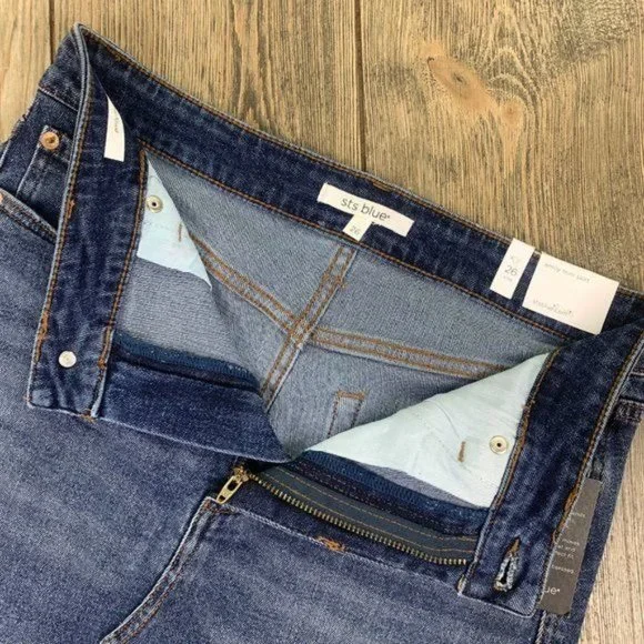 SOLD! STS Blue Emily Raw Hem Denim Mini Skirt - Picture 4 of 9